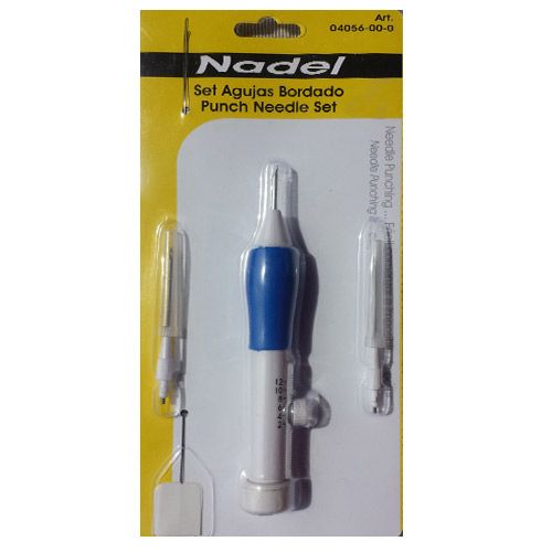 AGUJA NADEL PUNCHING/BORDADO RUSO SET CON 3 AGUJAS